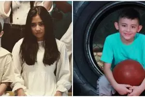 9 Potret kenangan Matthew White dan pemain Danur, akrab bak adik kakak