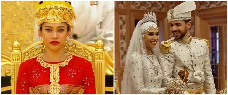 11 Potret pernikahan putri sultan Brunei Darussalam, dirayakan 10 hari