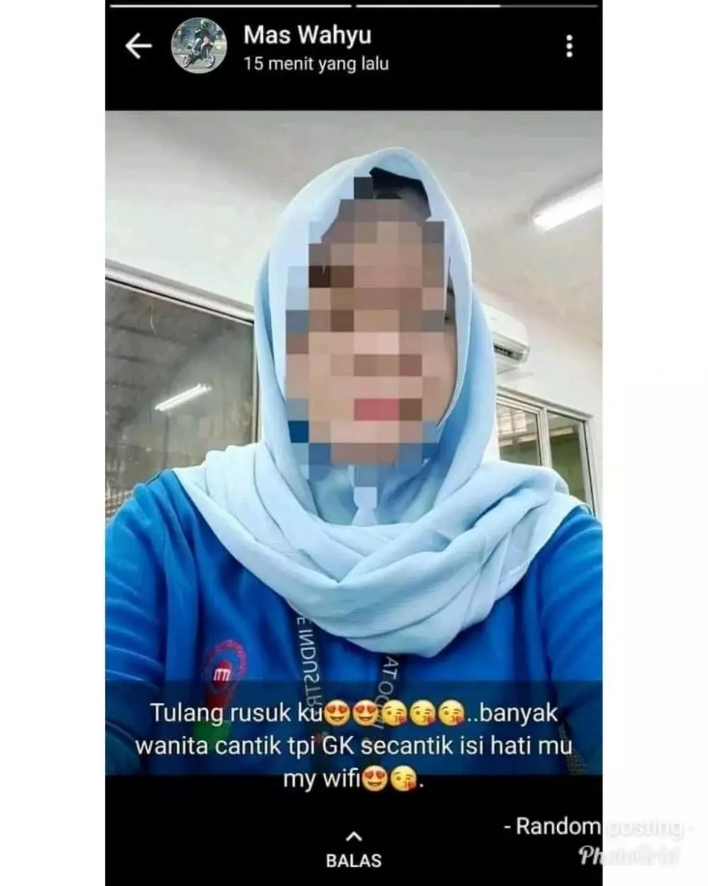 status WA nggak jadi baper akhirnya © Twitter