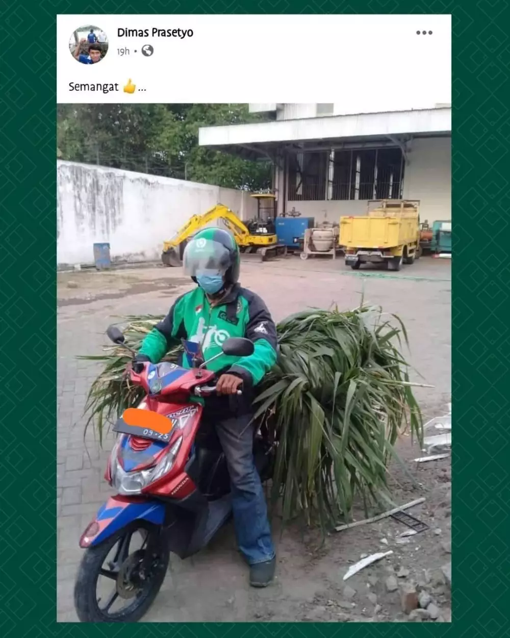 bakat terpendam driver ojek online ada-ada aja © Instagram