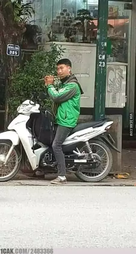 bakat terpendam driver ojek online ada-ada aja © Instagram