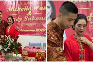 9 Momen lamaran Michelle Wanda 'Layangan Putus', usung adat Tionghoa