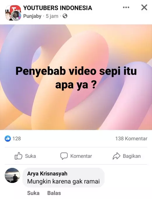 komentar nggak penting facebook © berbagai sumber