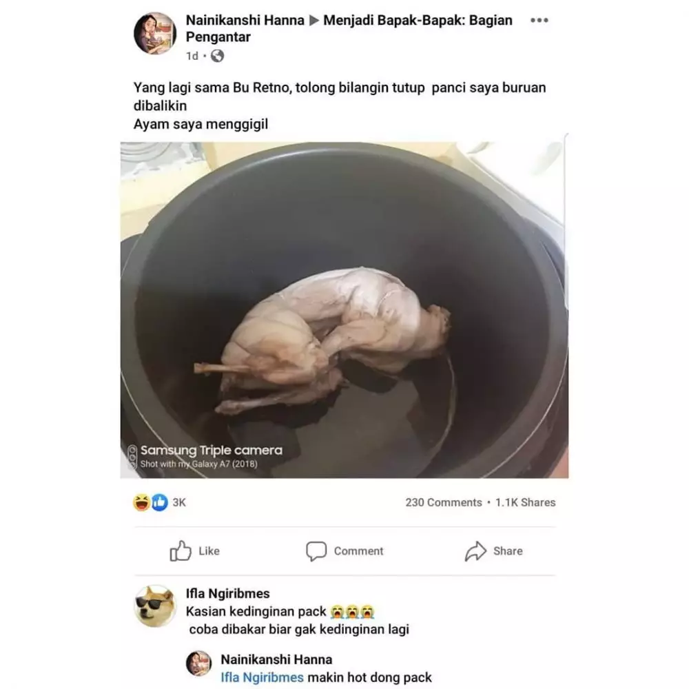 komentar nggak penting facebook © berbagai sumber