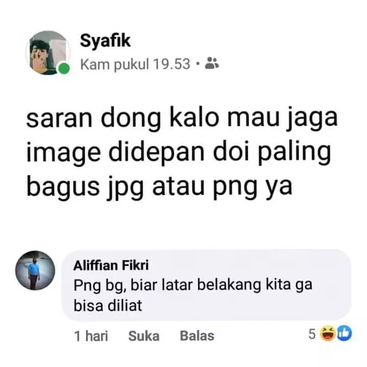 komentar nggak penting facebook © berbagai sumber