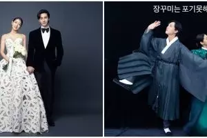 Pamer baby bump, ini 12 foto prewedding Park Shin-hye yang terekspose