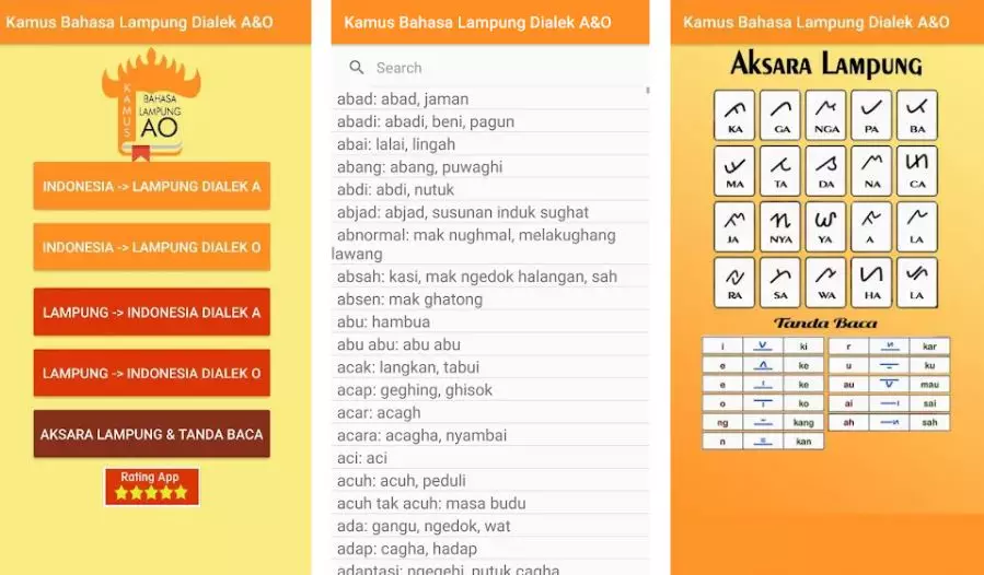 Aplikasi translate bahasa Lampung © 2022 brilio.net Aplikasi translate bahasa Lampung © 2022 brilio.net