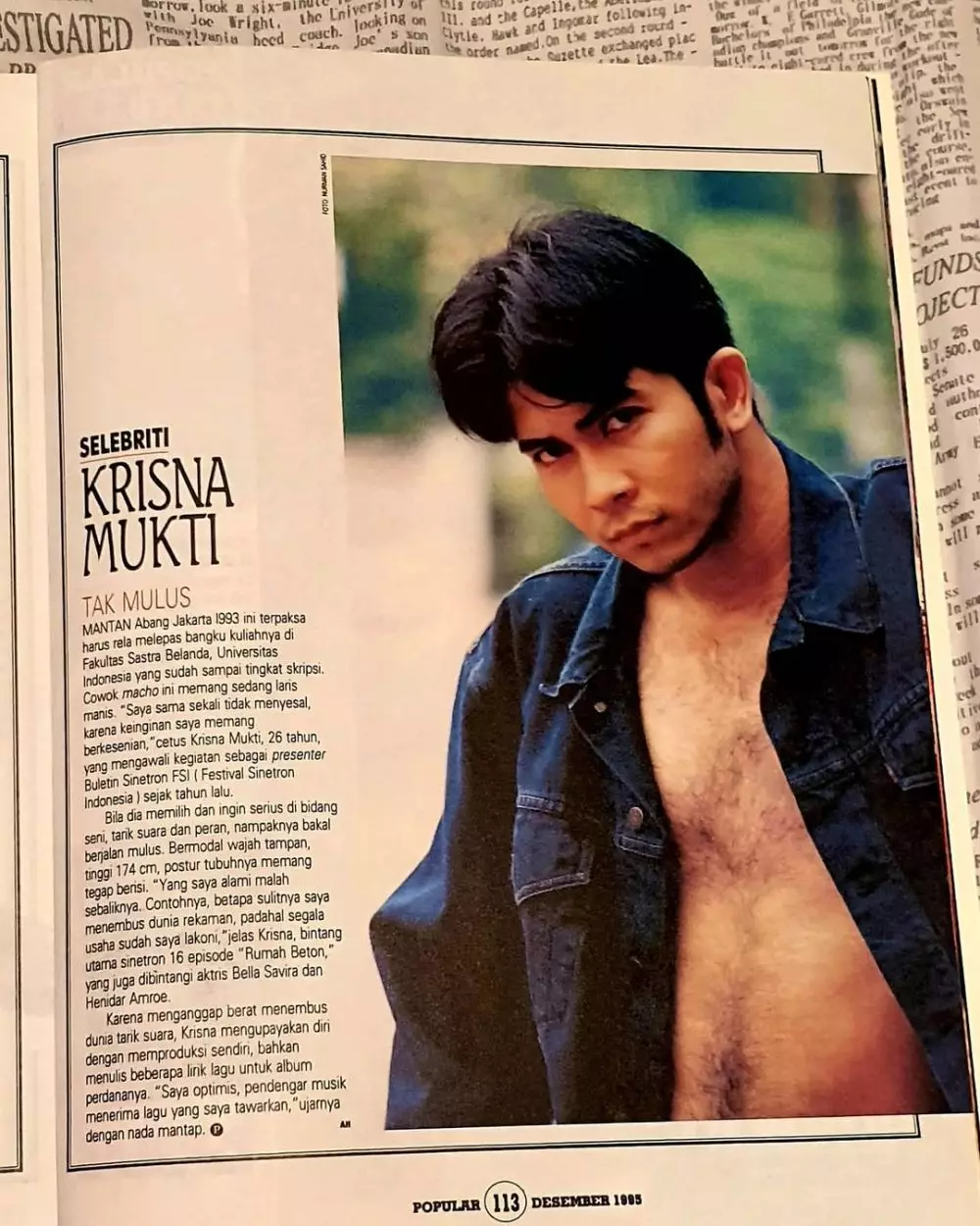 Transformasi Krisna Mukti Instagram