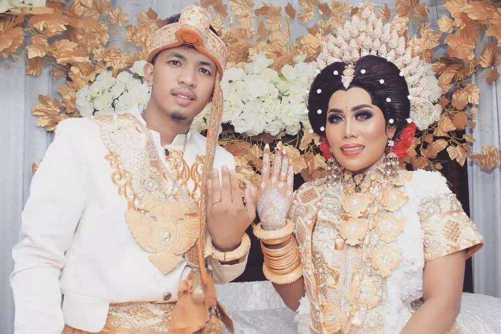 momen seleb menikah adat bugis © instagram