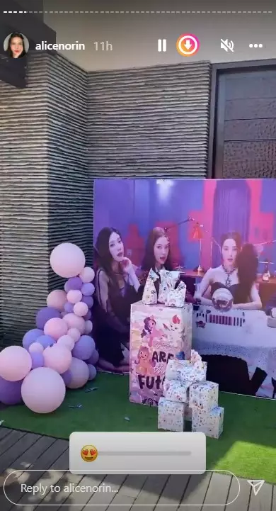 momen Alice Norin rayakan ulang tahun anak © Instagram