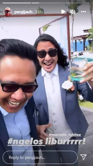 momen pernikahan Marcello Tahitoe © berbagai sumber