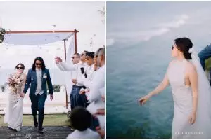 Digelar tertutup, 11 momen pernikahan Marcello Tahitoe dan Cindy Maria