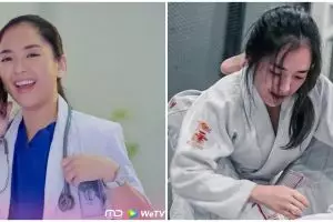 Dilatih kekasih, 11 potret Michelle Wanda 'Layangan Putus' bela diri