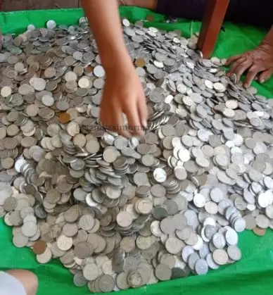 Nabung koin selama 3 tahun dapat Rp65 juta © Instagram