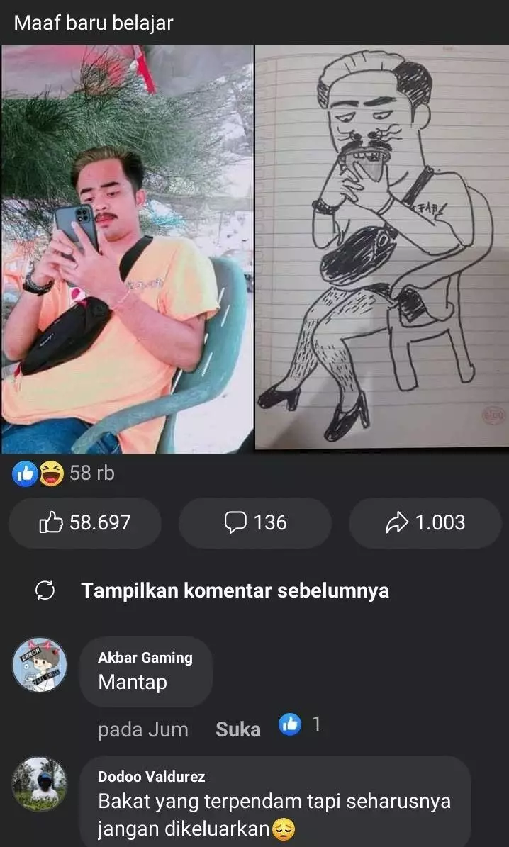 potret hasil desain gambar tak sesuai dengan aslinya  © 2022 berbagai sumber 