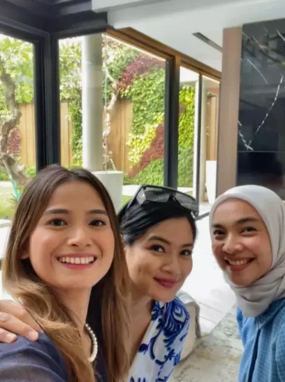 Momen Acha Septriasa reuni dengan rekan seleb © Instagram