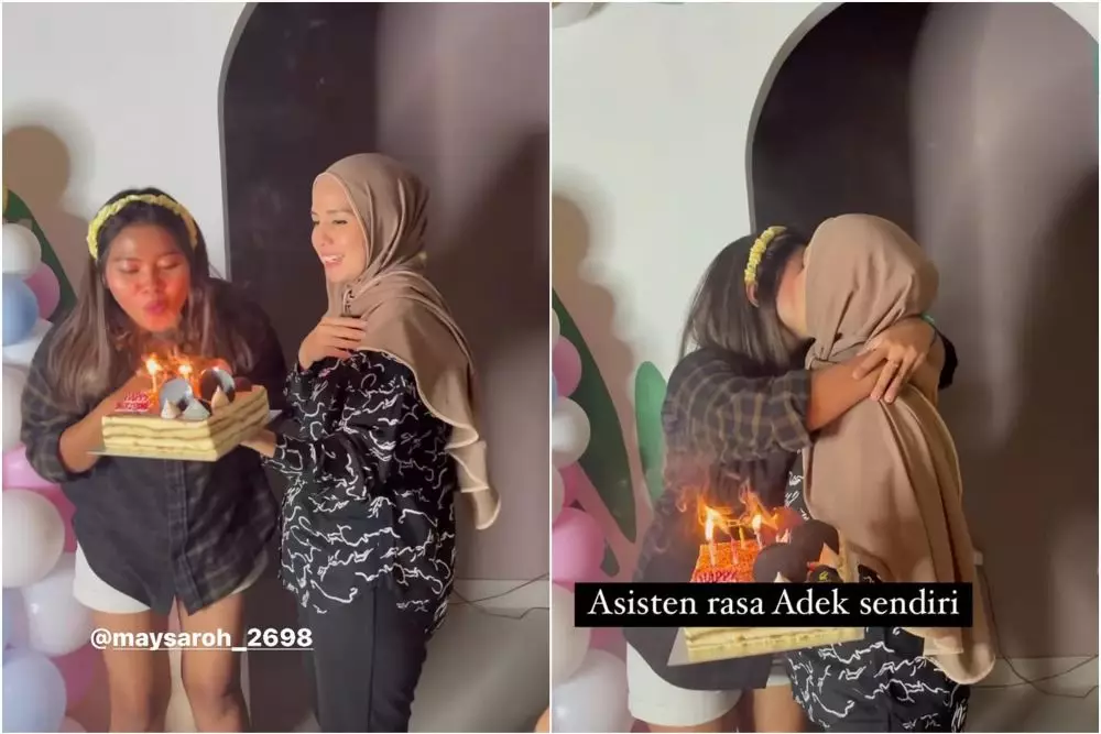 momen tya rayakan ultah asisten © instagram