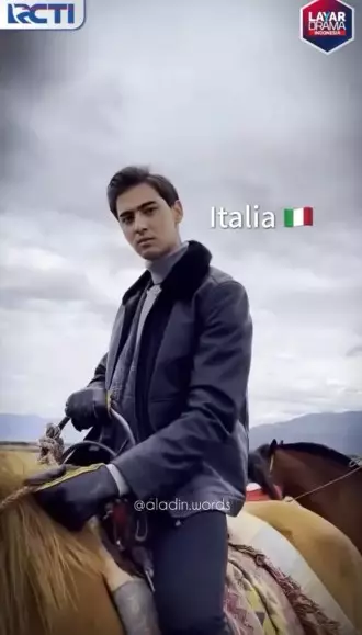 Editan wajah Arya Saloka versi berbagai negara © Instagram