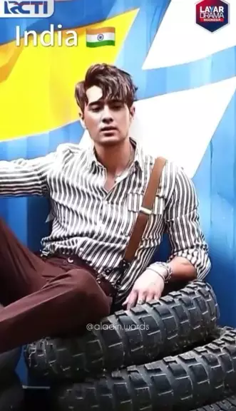 Editan wajah Arya Saloka versi berbagai negara © Instagram