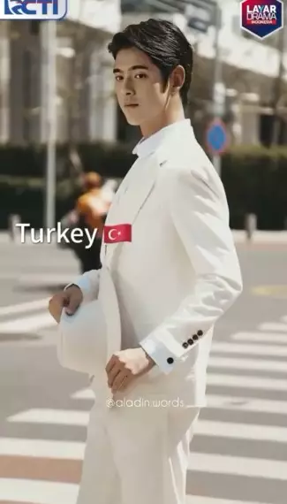 Editan wajah Arya Saloka versi berbagai negara © Instagram