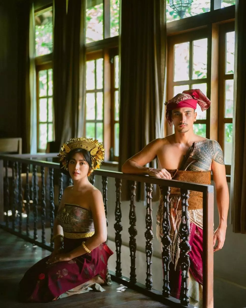 Prewedding seleb pakai adat Bali © Instagram