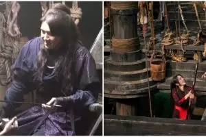 9 Momen seru Sehun EXO & Chae Soo-bin di balik layar 'The Pirates 2'