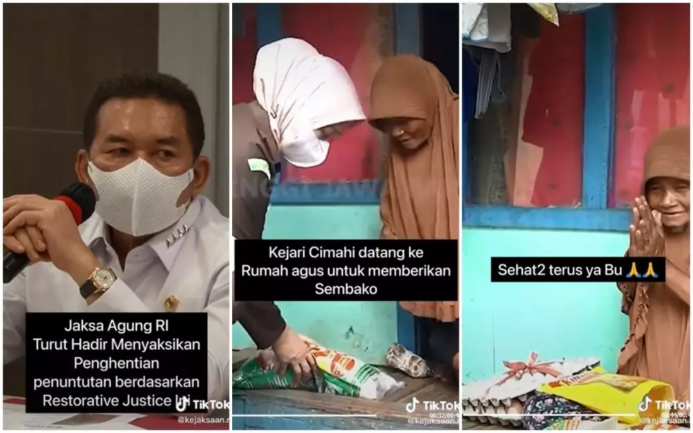 kisah agus mencuri motor demi ibunya © TikTok