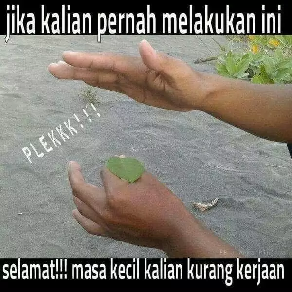 kebiasaan gabut anak 90an © Facebook kebiasaan gabut anak 90an © Facebook