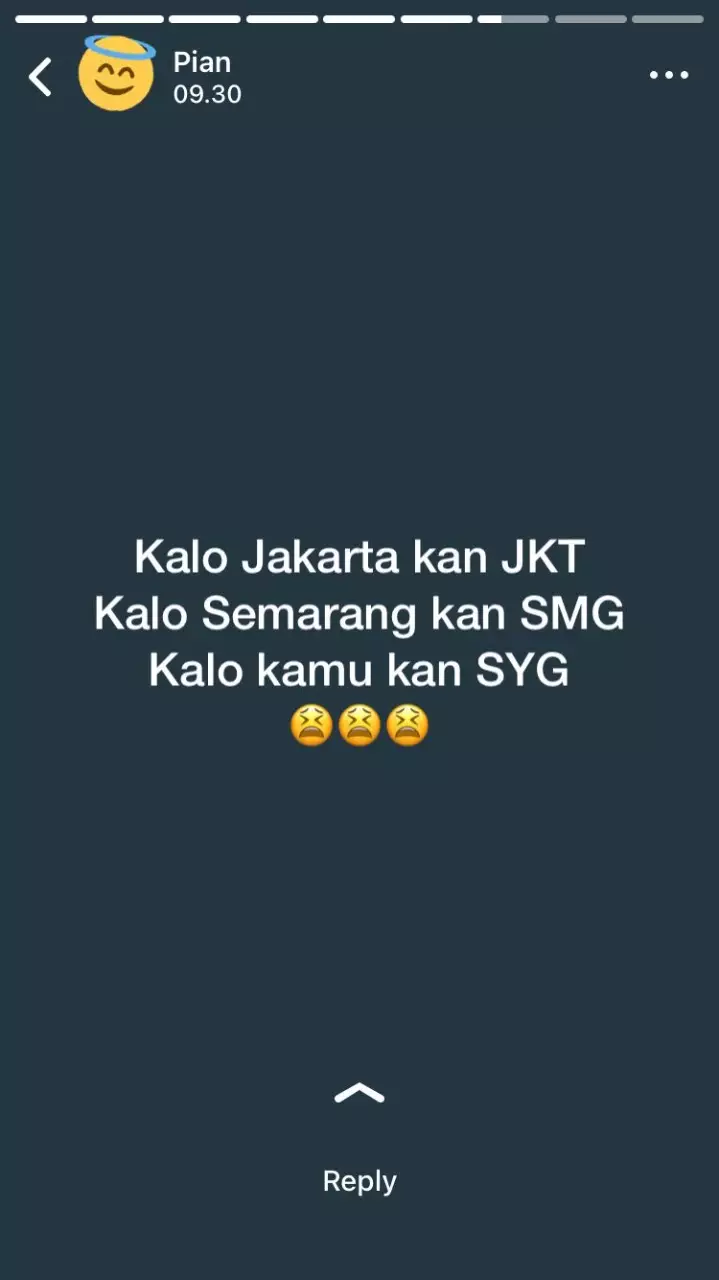 singkatan di story © berbagai sumber singkatan di story © berbagai sumber