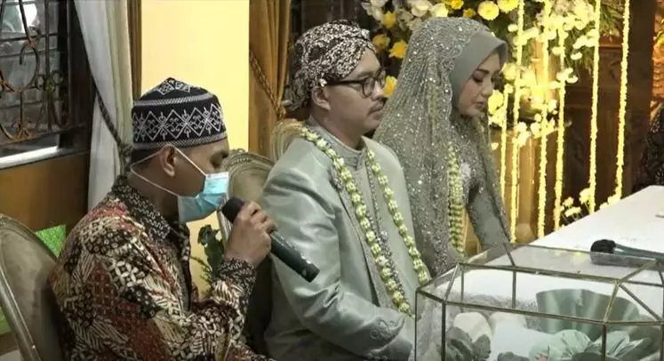 akad nikah Rara Nawangsih © YouTube akad nikah Rara Nawangsih © YouTube