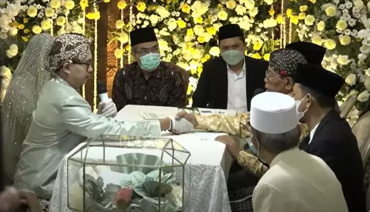 akad nikah Rara Nawangsih © YouTube akad nikah Rara Nawangsih © YouTube