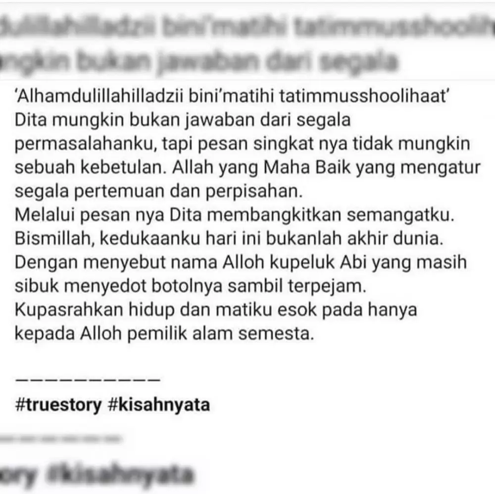 tulisan Layangan Putus di FB 2019 © Twitter tulisan Layangan Putus di FB 2019 © Twitter