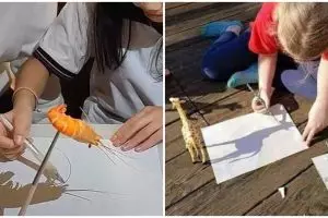 11 Momen lucu orang menjiplak gambar, caranya ada-ada aja