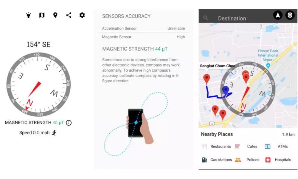 Aplikasi kompas © 2022 brilio.net
