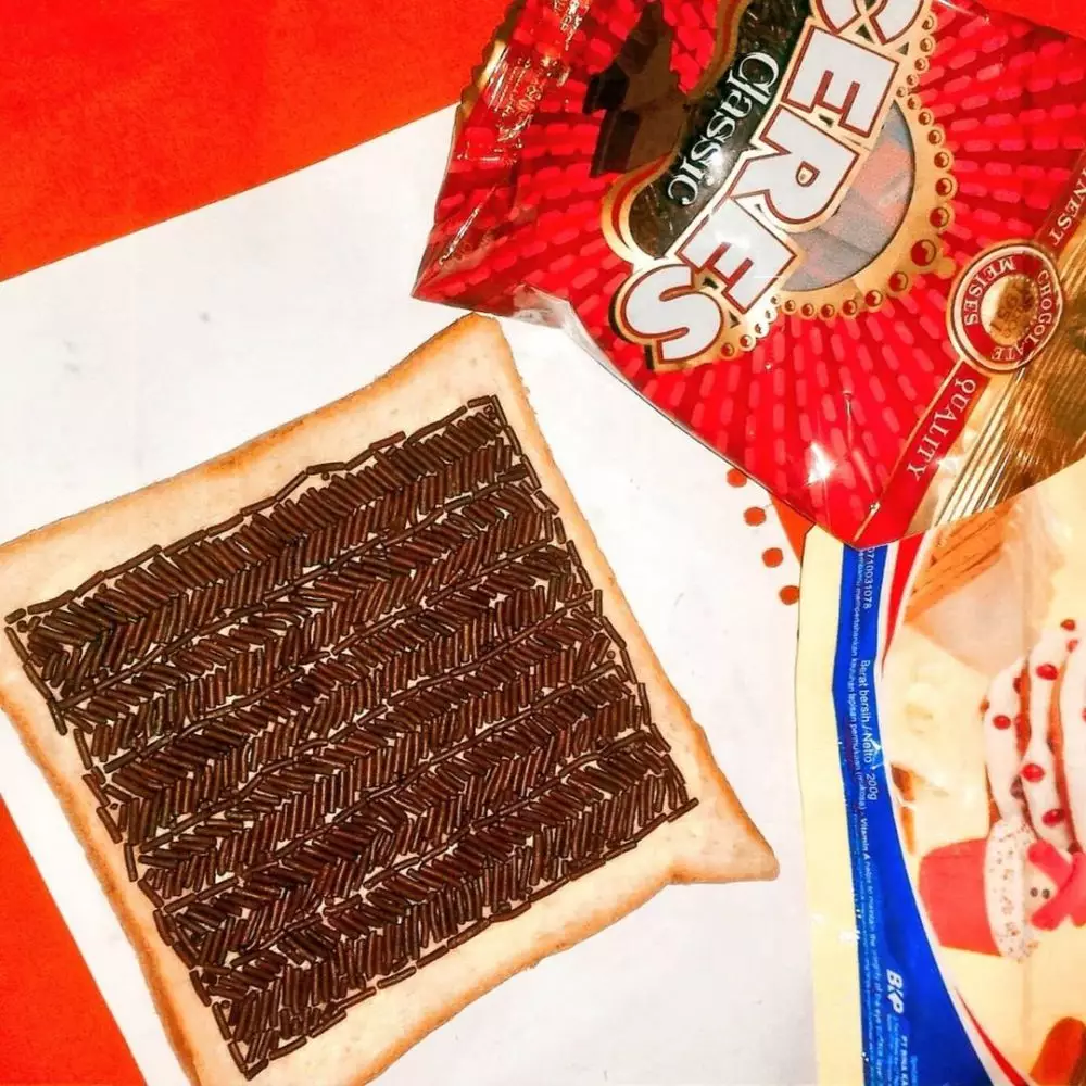 potret kocak kreasi roti tawar dengan misis  © 2022 berbagai sumber  potret kocak kreasi roti tawar dengan misis  © 2022 berbagai sumber