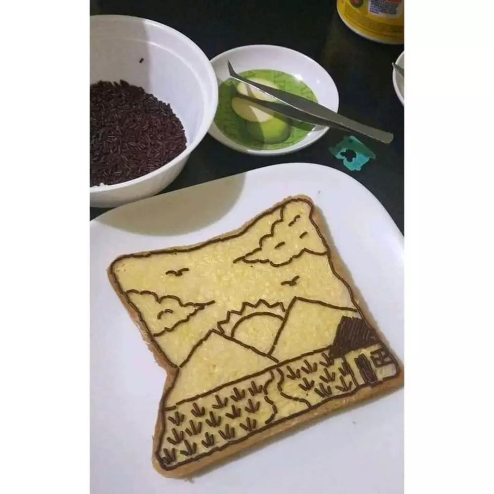 potret kocak kreasi roti tawar dengan misis  © 2022 berbagai sumber  potret kocak kreasi roti tawar dengan misis  © 2022 berbagai sumber