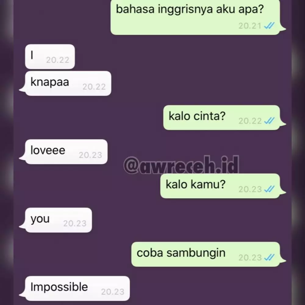 Chat lucu 'gagal gombalin gebetan'  © 2022 Instagram  Chat lucu 'gagal gombalin gebetan'  © 2022 Instagram