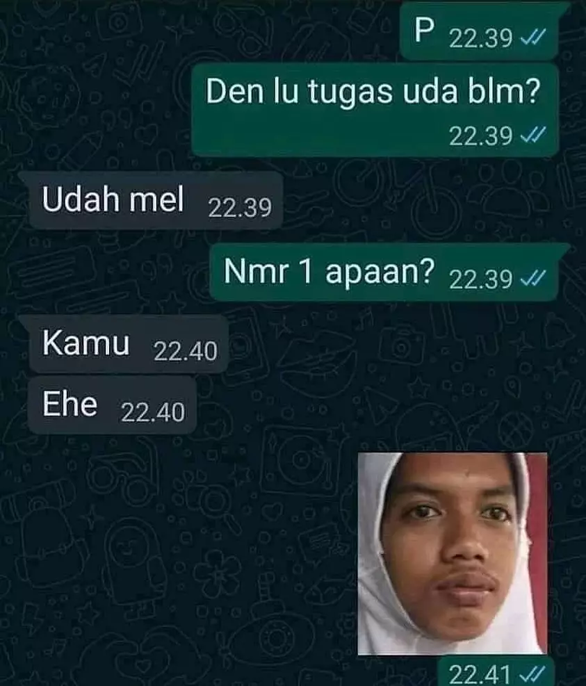 Chat lucu 'gagal gombalin gebetan'  © 2022 Instagram  Chat lucu 'gagal gombalin gebetan'  © 2022 Instagram