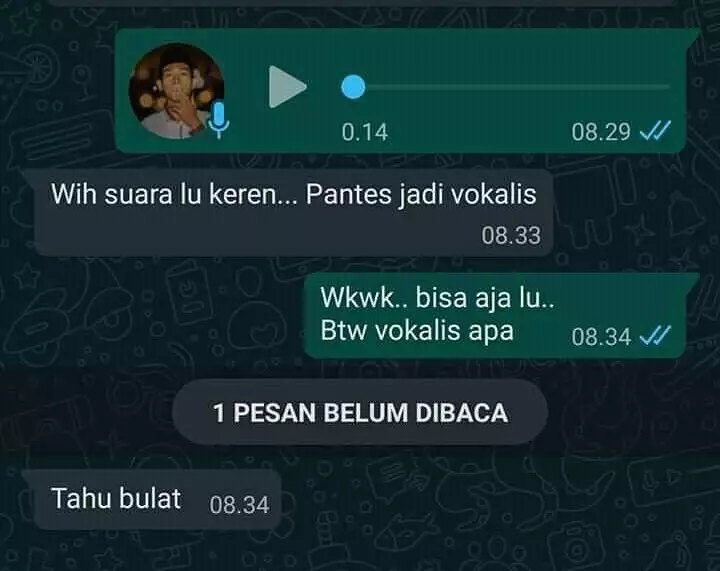 Chat lucu 'gagal gombalin gebetan'  © 2022 Instagram  Chat lucu 'gagal gombalin gebetan'  © 2022 Instagram