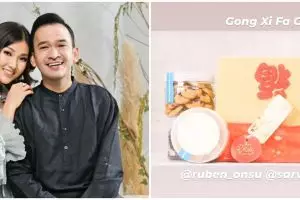 Potret isi hampers Imlek 7 seleb, Sandra Dewi kirim kudapan segar