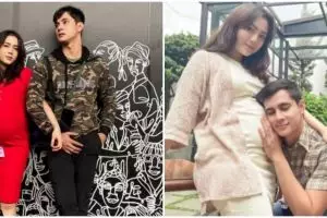 Istri hamil anak kedua, ini 9 potret Carlo Milk jadi suami siaga