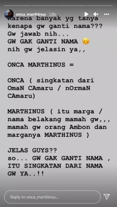 norman kamaru tidak ganti nama © berbagai sumber