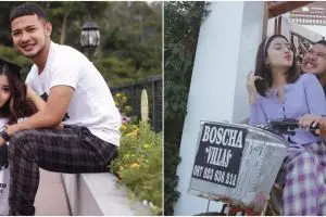 9 Momen mesra Ghea Youbi dan Gian Zola pemotretan pakai busana Bali