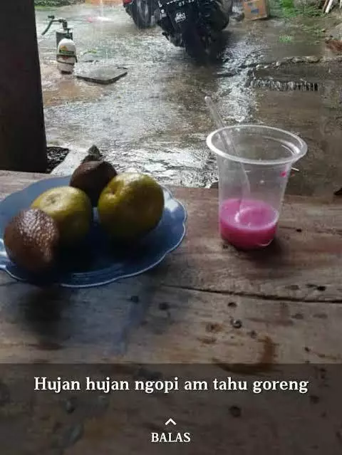 lika-liku pas hujan pernah dialami © Instagram