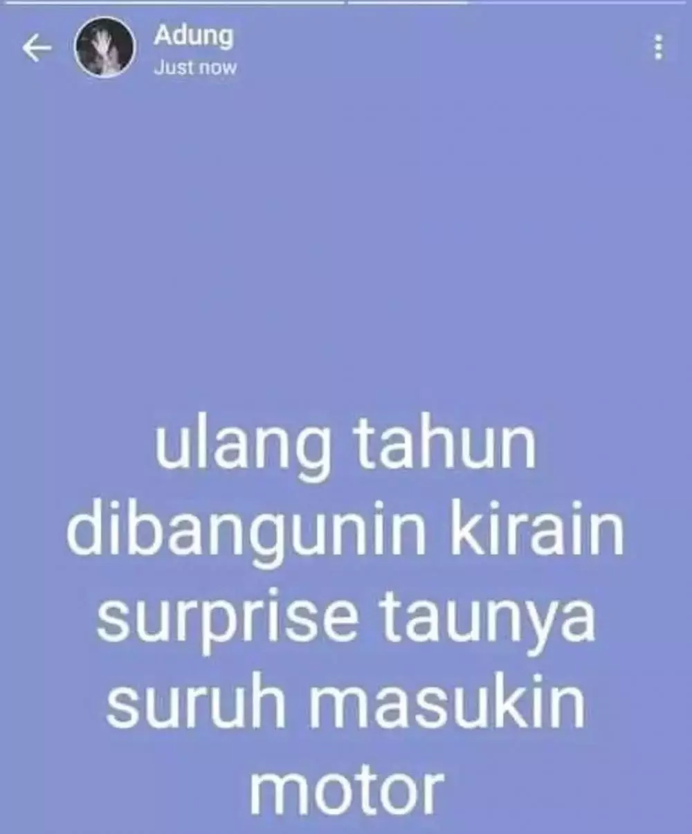 status wa pas ngenes banget nih © Twitter status wa pas ngenes banget nih © Twitter