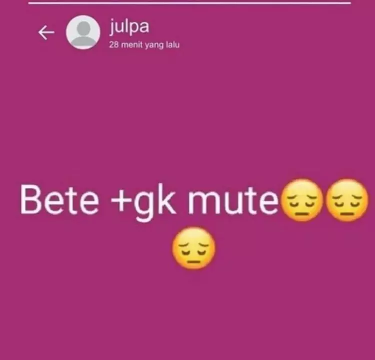 status wa pas ngenes banget nih © Twitter status wa pas ngenes banget nih © Twitter