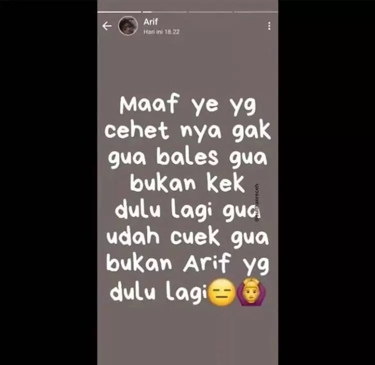 status wa pas ngenes banget nih © Twitter status wa pas ngenes banget nih © Twitter