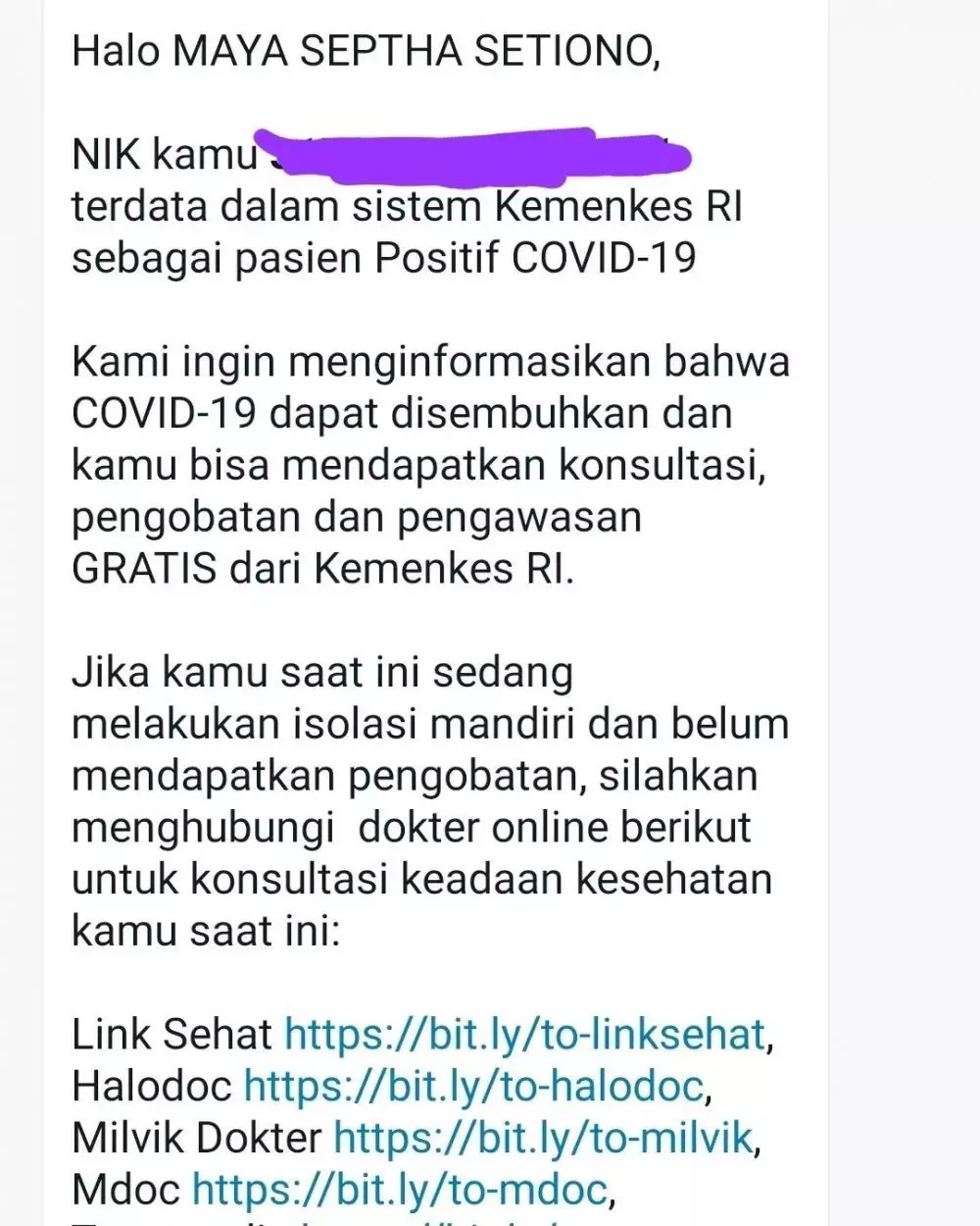 Maya Septha beberkan informasi obat covid gratis Instagram Maya Septha beberkan informasi obat covid gratis Instagram