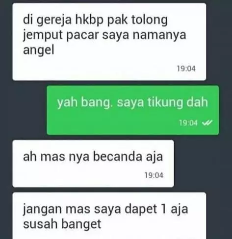 chat bikin pelanggan ojek online kesal © Instagram chat bikin pelanggan ojek online kesal © Instagram