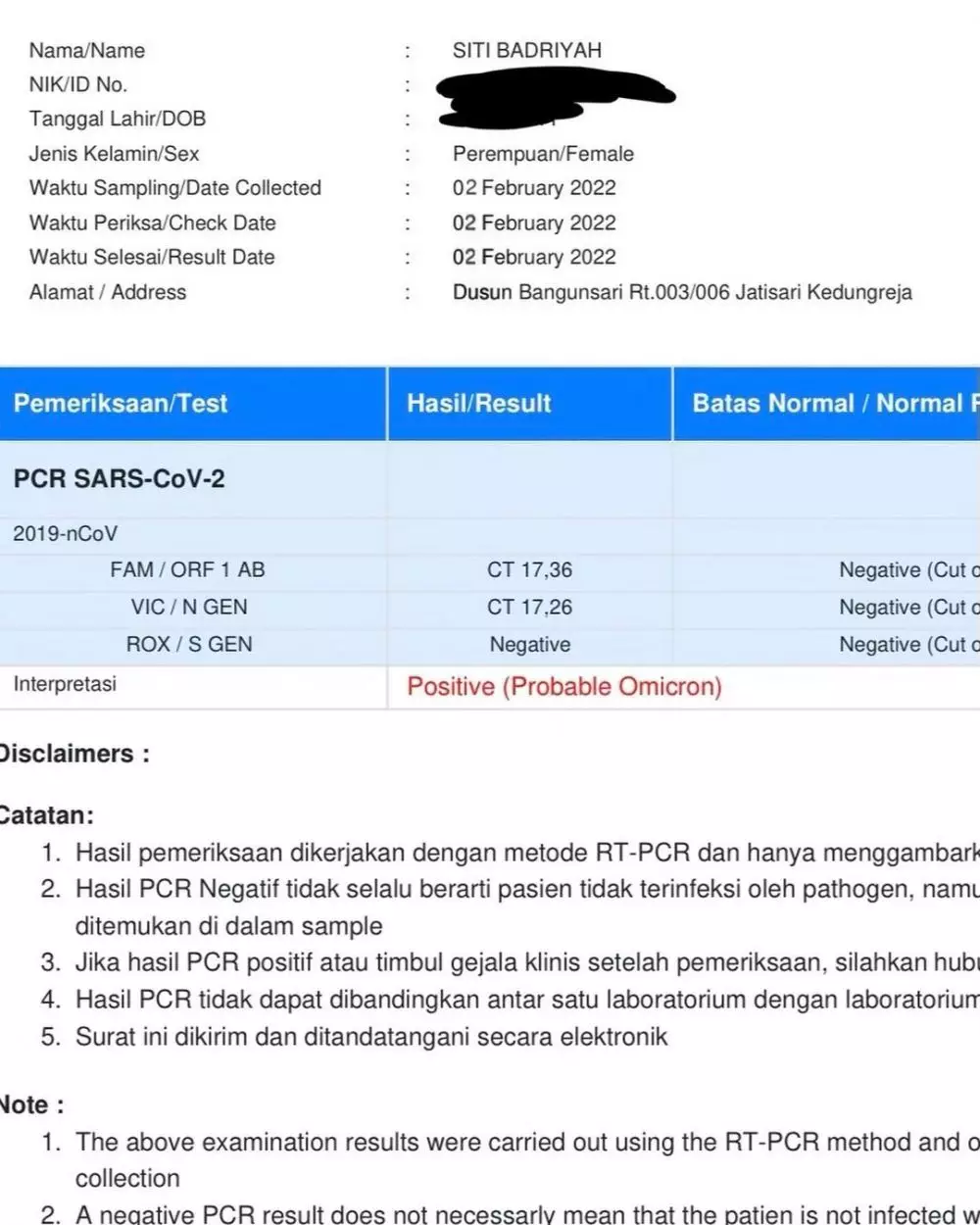 Siti Badriah positif Omicron Berbagai sumber